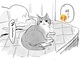 猫「飼い主、なでてにゃ？（ゴロン）」がかわいすぎる漫画　「これは確信犯」「仕事中断しちゃう」の声