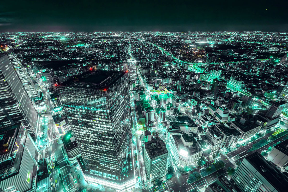 攻殻機動隊 風の名古屋がかっこいい 近未来感のあるビルの夜景写真に 少佐が飛び降りてきそう の声 L Miya 05koukakunagoya02 Jpg ねとらぼ