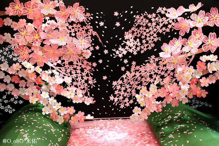 弘前さくらを表現した立体切り絵が神業 お花見これでいい すごくきれい など感動の声 ねとらぼ