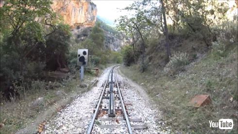 海外 鉄道 ギリシャ 登山 ラック式 アプト式 勾配 ナローゲージ