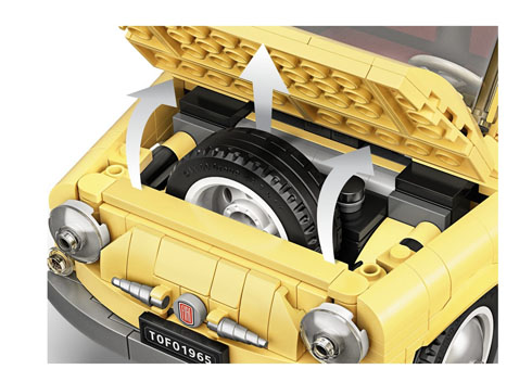 おしゃれかっこいい「大人のレゴ」発表 ルパン三世の愛車「フィアット