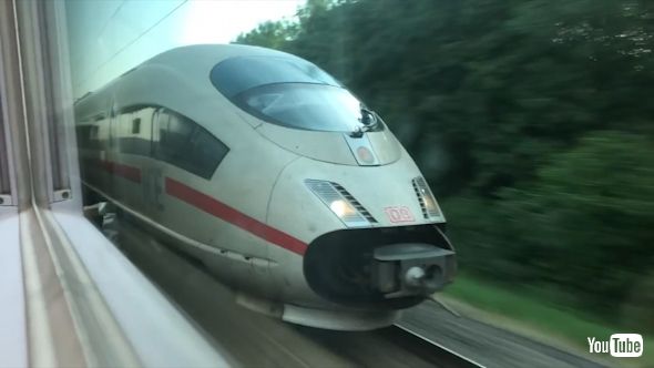 鉄道 海外 YouTube 新幹線 高速鉄道 ICE ドイツ 並走