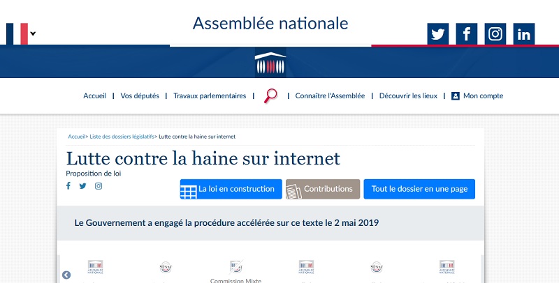 フランスで有害コンテンツを1時間以内に削除するよう企業に求める法律可決 表現の自由が死んだ 独裁 と批判続出 ねとらぼ