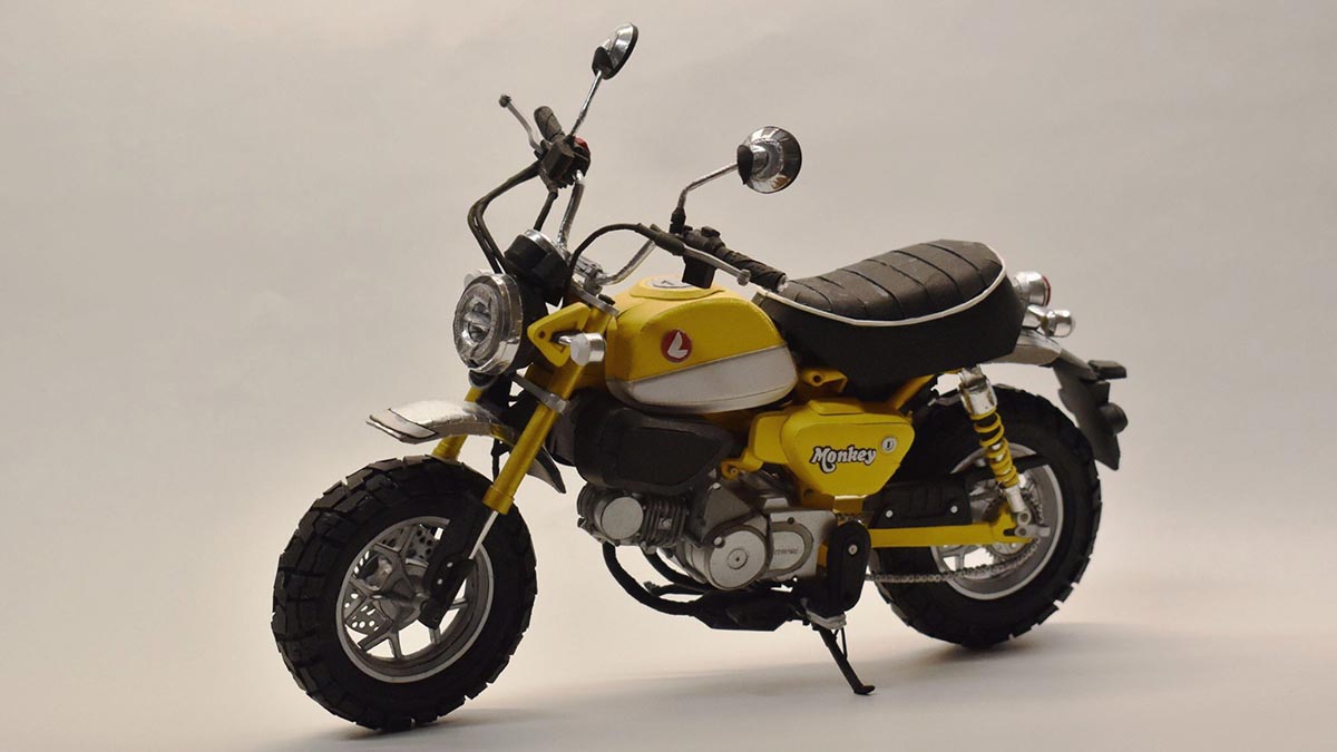 神技」「紙で!?」 ホンダ「モンキー125」を超精巧に再現した 