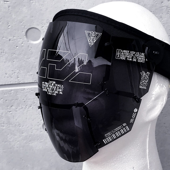 未来の特殊部隊っぽい！ サイバーパンクな装甲マスクやフェイス