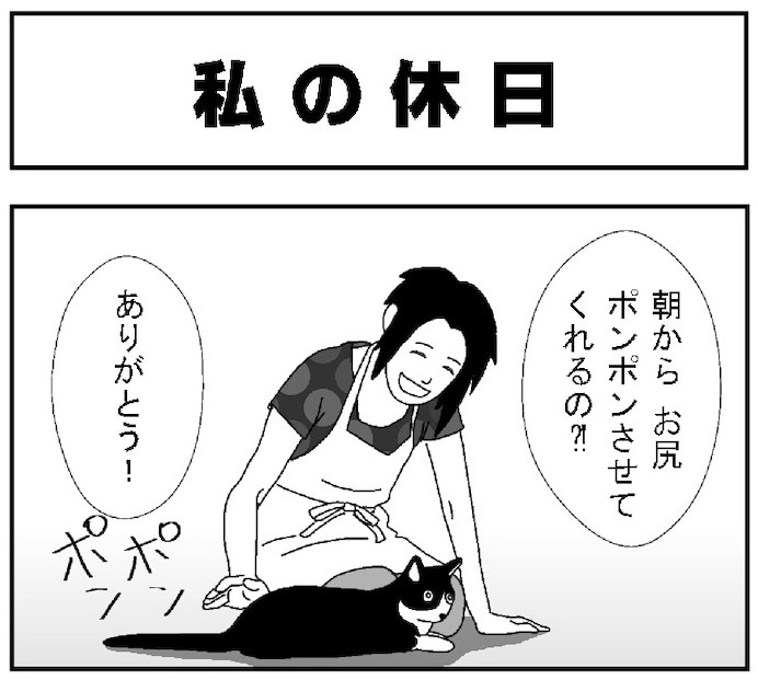 猫に触れると休日が消し飛ぶ 恐るべし癒やしパワーを描いた漫画が猫あるあるであふれている 1 2 ページ ねとらぼ