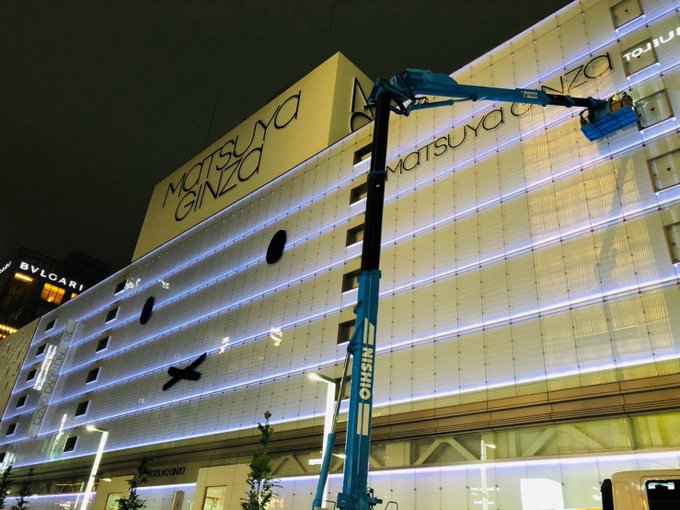 銀座に再び巨大な が出現 松屋銀座が ミッフィー展 を記念しミッフィーに変身中 1 2 ページ ねとらぼ