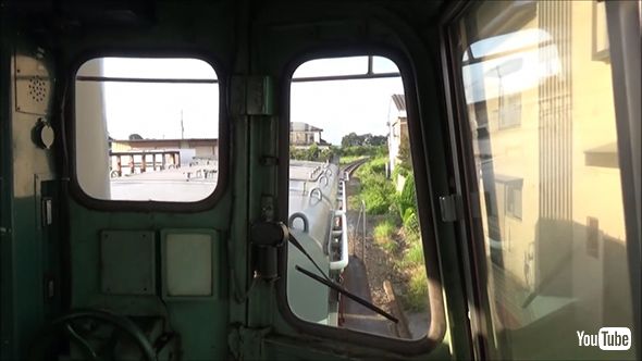 YouTube 鉄道 国鉄 真岡鐵道 DE10 ディーゼル機関車 前面展望