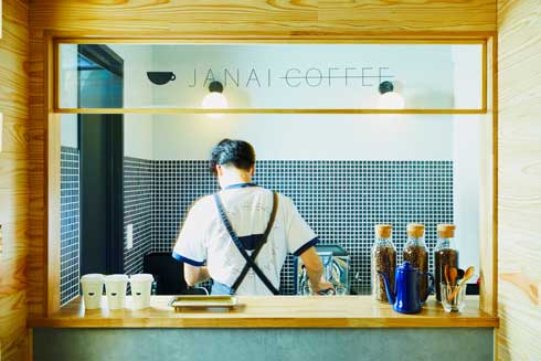 表向き コーヒースタンド 裏でこっそりバーを営んでいる 店 JANAI COFFEE 恵比寿