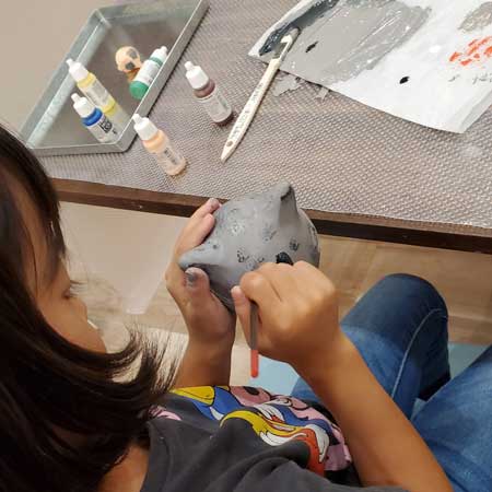娘 自由工作 3Dプリンター 猫ちゃん Zbrush 小学2年生 時代