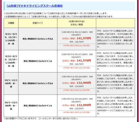 免許 goto 合宿