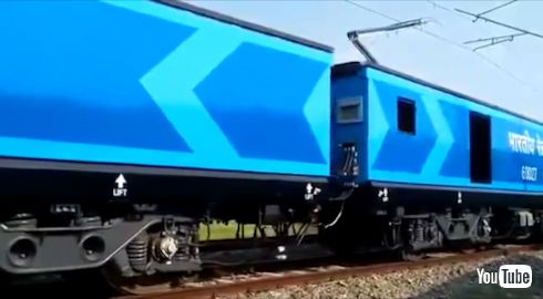 鉄道 海外 YouTube インド フランス 電気機関車