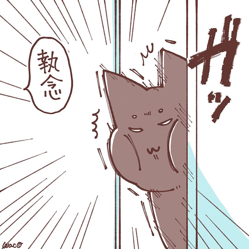 風呂場に興味津々な猫 いざ侵入 しかし 撃沈する猫を描いた漫画が面白い 1 2 ページ ねとらぼ