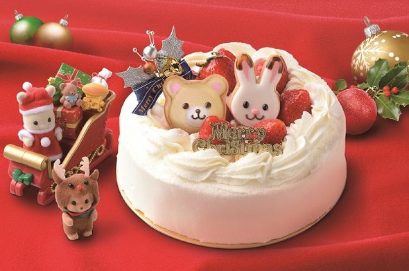 これ本当にケーキ シルバニアファミリー 自由が丘スイーツフォレストのクリスマスケーキがすごかわいい ねとらぼ