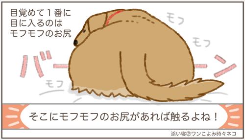 毎朝起きると ワンコのモフモフお尻が目の前に 愛犬との思い出を描いた漫画に心あたたまる ねとらぼ