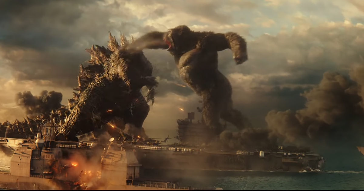 コングの拳がゴジラに刺さり ゴジラのビームが天を割く Godzilla Vs Kong 予告動画が公開 ねとらぼ