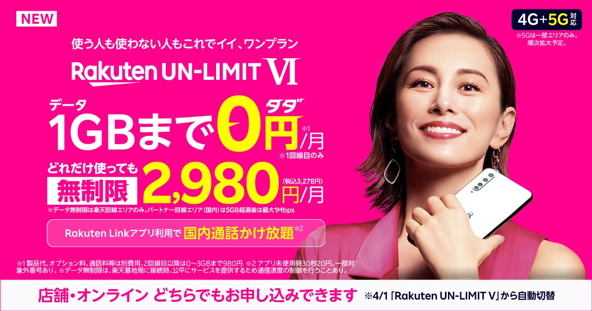 楽天モバイルが1gbまでは0円の新料金プランを発表 gb以降どれだけ使っても2980円 ねとらぼ