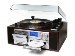 レコード、テープ、CD、USB、SDにラジオまで再生録音できる 