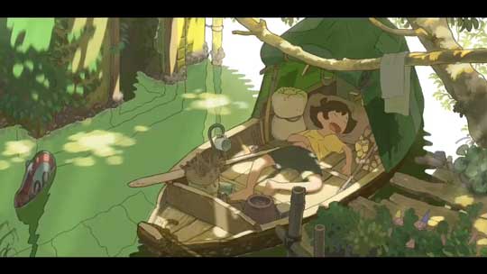 アソビヅクリ 自主制作 アニメ 秘密基地 ガラクタ町 子供の頃の夢 少年