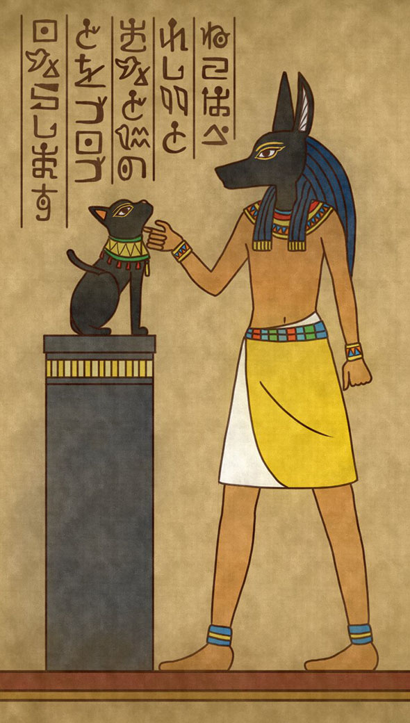 これが古代エジプト流の 尊い だ 現代日本に転生した エジプト壁画描き の漫画が本来の意味で神絵師 1 2 ページ ねとらぼ