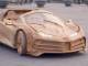 乗れちゃうミニチュア木彫りスーパーカー　9億円の超高級車「ブガッティ・チェントディエチ」を作り上げた猛者がすごい