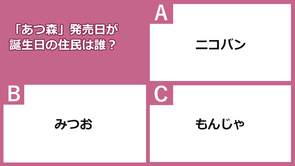 3月日は あつまれ どうぶつの森 発売1周年 今日が誕生日の住民 は誰か分かる 1 13 ページ ねとらぼ