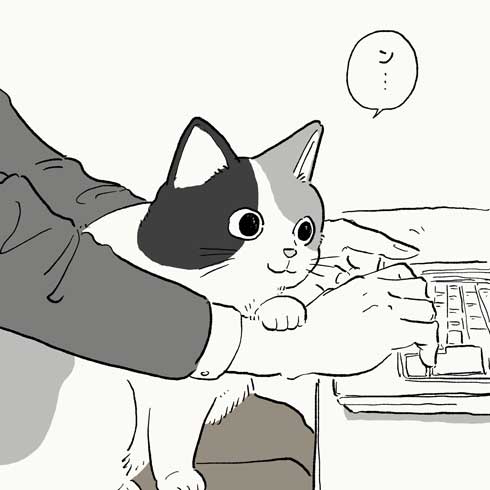 リモート 念願のネコ お迎え 出社 退職 上司 部長 漫画
