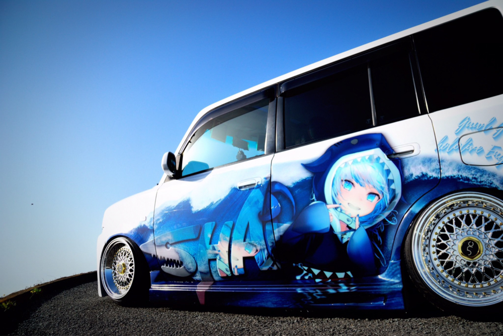 A っと驚くハイクオリティ ホロライブen がうる ぐら仕様の痛車がcool Kawaii ねとらぼ