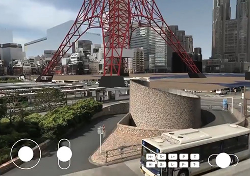 ビルが消えた駅前に東京タワーが降臨　新宿を更地にするARアプリが楽しそう