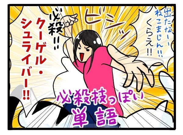 必殺 クーゲル シュライバー 決めポーズでドイツ語を叫ぶとカッコイイ やってみた漫画が楽しそうでマネしたくなる 1 2 ページ ねとらぼ