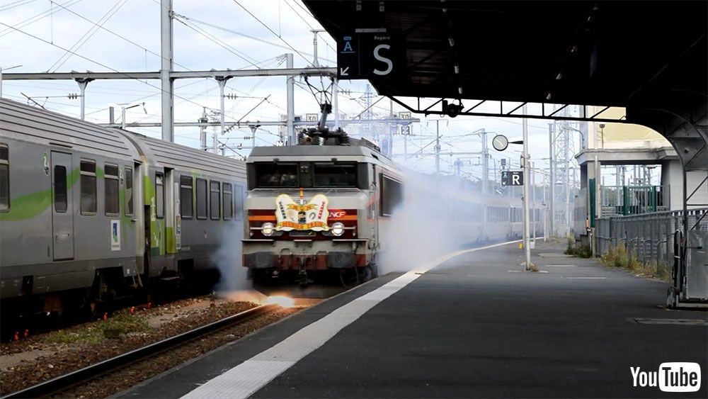 退職する運転士へ送る フランス国鉄の派手すぎるサプライズに オイ これマジか と目が点 1 2 ページ ねとらぼ