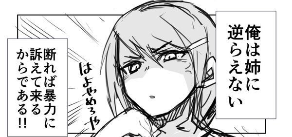 絶対に逆らえない姉の意外な一面 漫画 ウチの姉が内弁慶な話 に 大好き この姉欲しい の声 1 2 ページ ねとらぼ