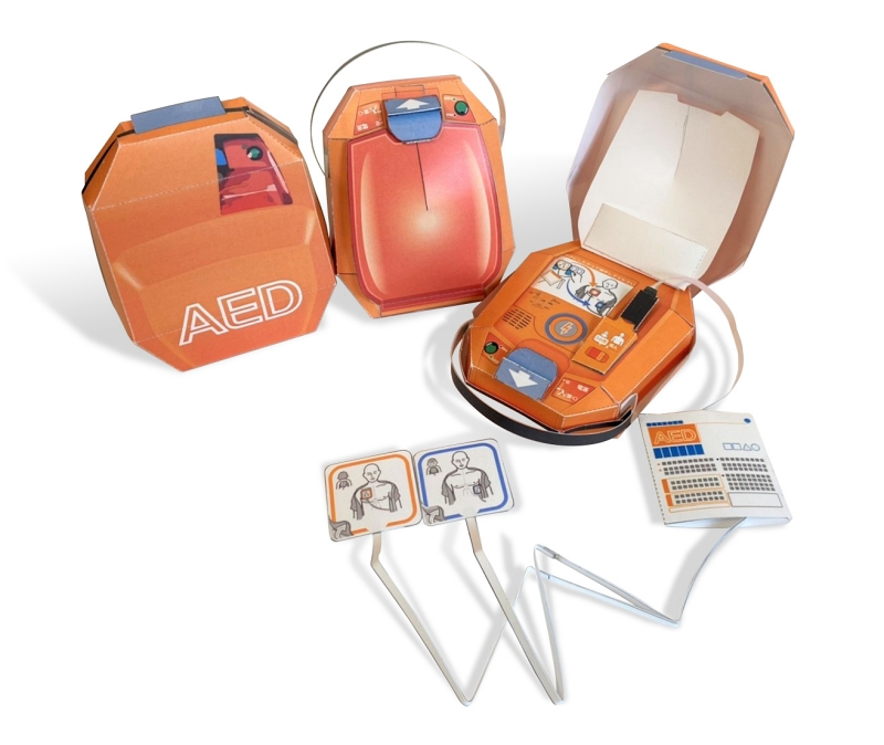 もっと知ろうよaed 遊びながら学べる ペーパークラフト Aed が無料公開 1 2 ページ ねとらぼ