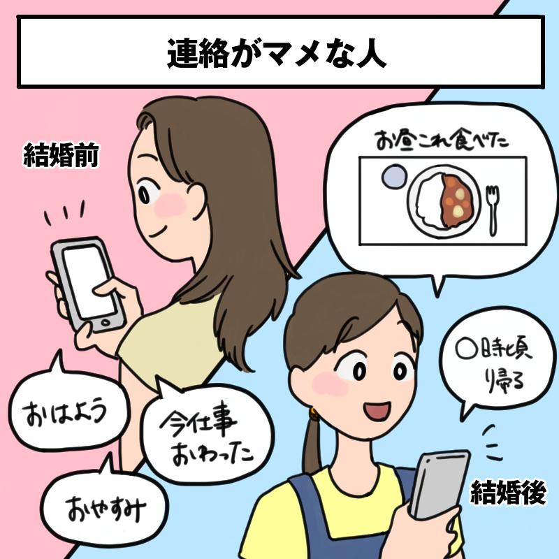 結婚してから気がついた 連絡がマメな恋人の 真価 とは 一緒に暮らして 報 連 相 ができる素晴らしさに気が付いた話 1 2 ページ ねとらぼ