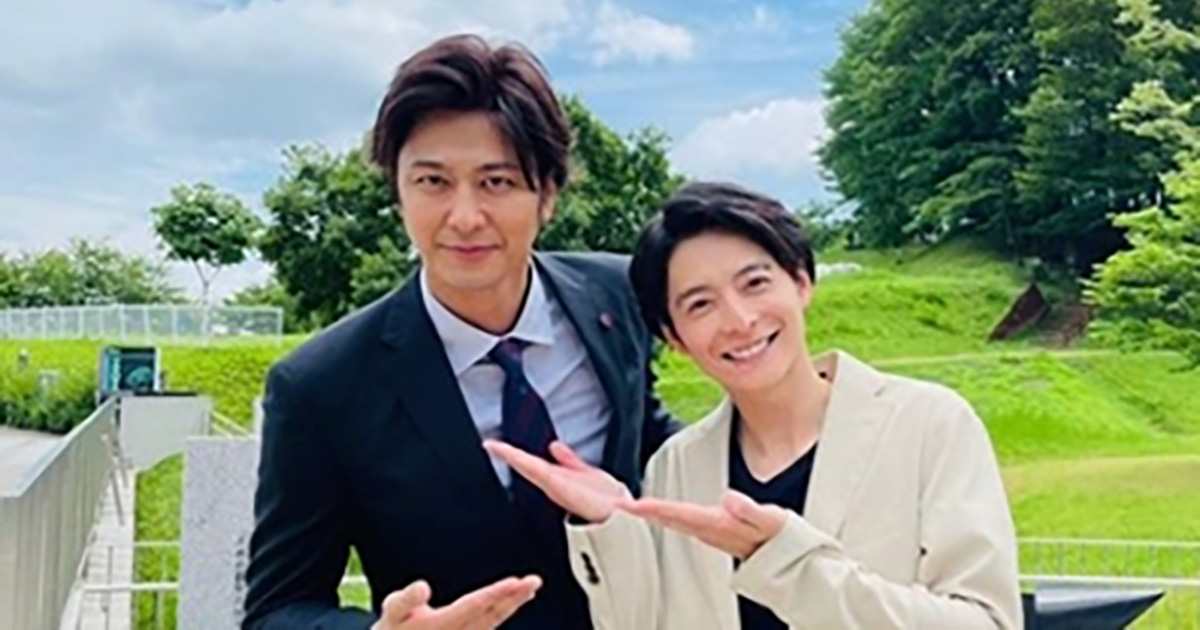 ツッチーとタケ最高 感動の再会 速水もこみち 小池徹平 15年ぶりの ごくせんコンビ ショットに反響 1 2 ページ ねとらぼ