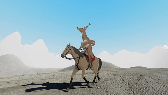 ごく普通の鹿のゲーム DEEEER Simulator 予約 ps4 switch