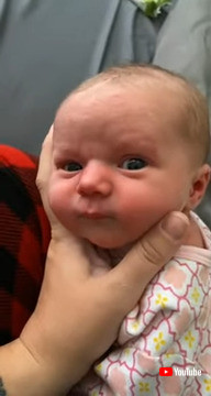 Super Cute Newborn Sneezes 