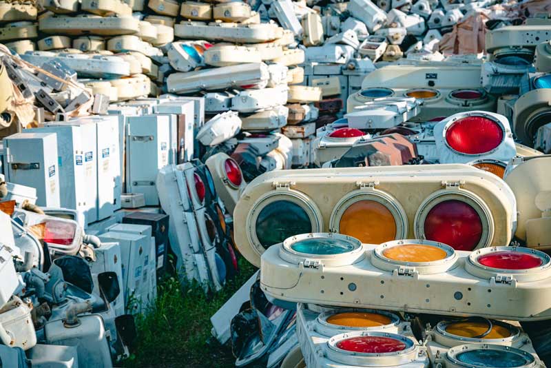 これはエモい 役目を終えた 信号機の墓場 が撮影される 異世界に迷い込んだような不思議空間 1 2 ページ ねとらぼ