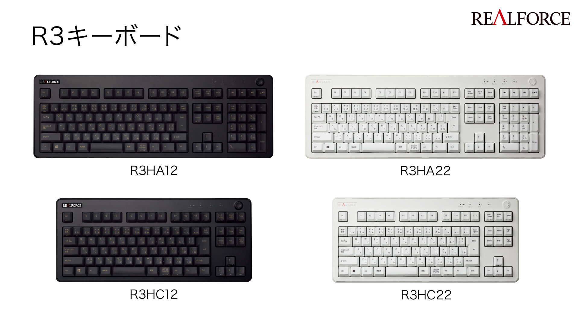 REALFORCE R3 フルサイズ 日本語配列112キーブラック R3HA31 - PC周辺機器