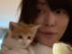 石田ゆり子、ミルクボランティア中の子猫とすっかり仲良し　1月たっての“肩乗りショット”に反響　「ナウシカとテトみたい」