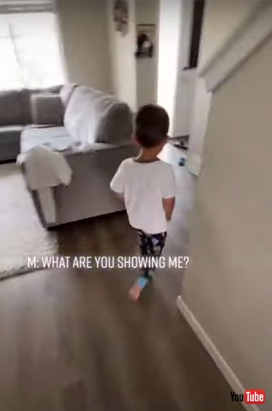 Kid Covers Up For Dad For Making Hole in Wall And Wants To Pee in It - 1261405