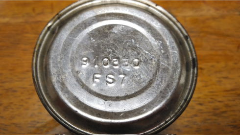 フルーツポンチ 缶 炭 黒 30年 古い