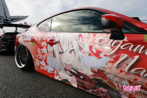 かっこよくてカワイイ 大阪 Expo痛車天国21 Vtuber痛車の写真まとめ サメちゃん満載bb 百鬼あやめスカイライン 文野環ロードスターなど 1 3 ページ ねとらぼ