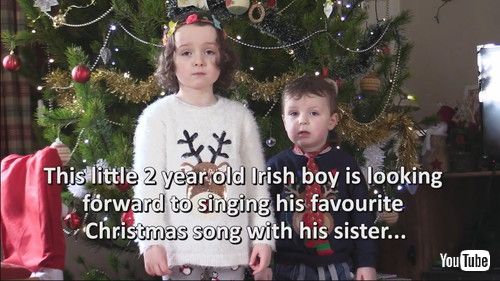 「Little Boy Gets Upset When Sister Doesn't Sing His Favorite Christmas Song - 1273295」