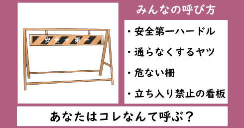 あなたは何て呼んでた 工事現場などにある ハードルみたいな看板 のちゃんとした名前 1 2 ページ ねとらぼ