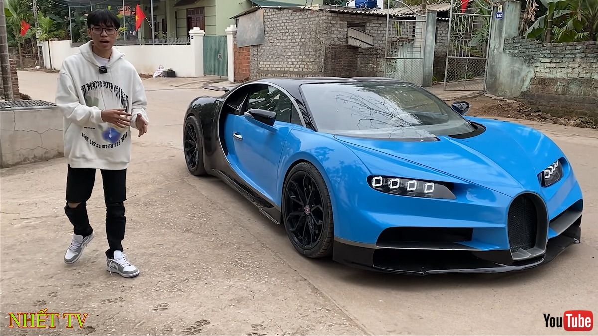 違和感が仕事してない 2億円を超えるブガッティ シロンを1年かけて手作り 本物そっくりレプリカを作り上げた猛者がすごい ねとらぼ