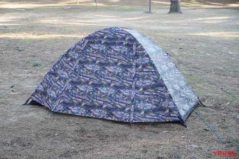 2022年ワークマンのキャンプグッズ、4900円のBASICドームテント