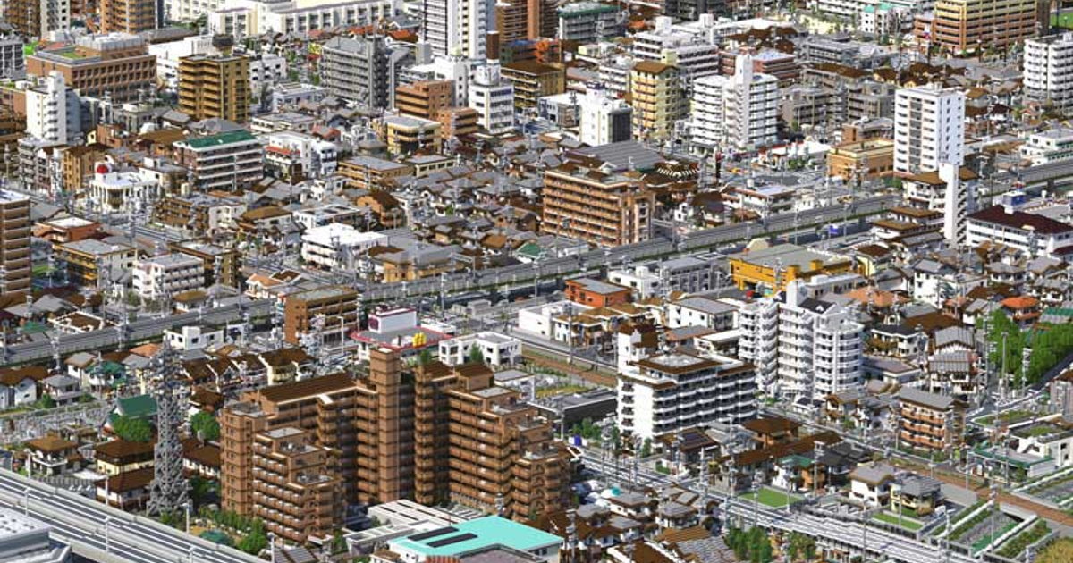 マイクラ上の建築で再現した 郊外の街並み がリアルな日本の風景 驚きの作り込みに 写真だと思った 変な声出た 1 2 ページ ねとらぼ