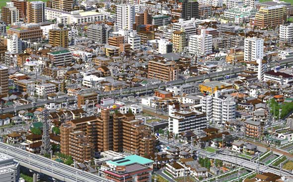 マインクラフト 郊外の街並み リアル 再現 日本 建物 家 製作 味噌汁市