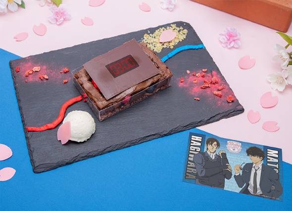 松田＆萩原のパチパチ爆弾ケーキ（1760円）